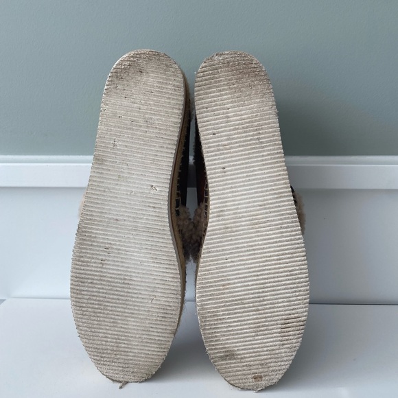 See by Chloe Brown Suede Shearling Platform Espadrille Sneaker - Picture 12 of 13
